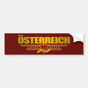 Pegatina Para Coche Bandera austriaca 2