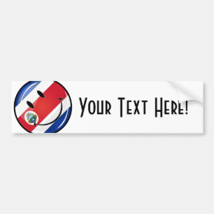Pegatina Para Coche Bandera brillante de Rican de la costa