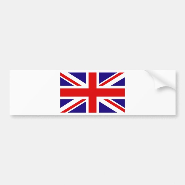 Pegatina Para Coche Bandera BRITÁNICA (Frente)