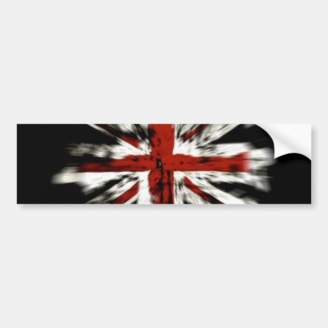 Pegatina Para Coche Bandera británica (Frente)