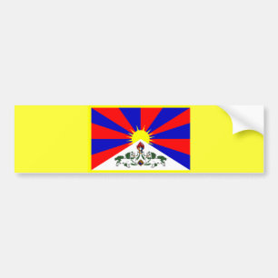 Pegatina Para Coche Bandera Bumpersticker de Tíbet