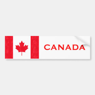 PEGATINA PARA COCHE BANDERA CANADIENSE
