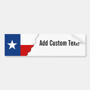 Pegatina Para Coche Bandera clásica del estado de Tejas