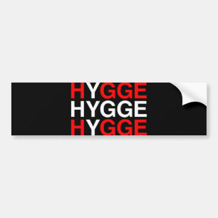 Pegatina Para Coche Bandera danesa HYGGE