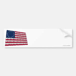 Pegatina Para Coche bandera de 13 estrellas, modelo de Betsy Ross