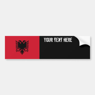 Pegatina Para Coche Bandera de Albania