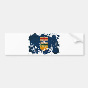 Pegatina Para Coche Bandera de Alberta