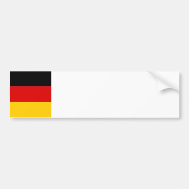 Pegatina Para Coche Bandera de Alemania (Frente)
