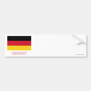 Pegatina Para Coche Bandera de Alemania con nombre