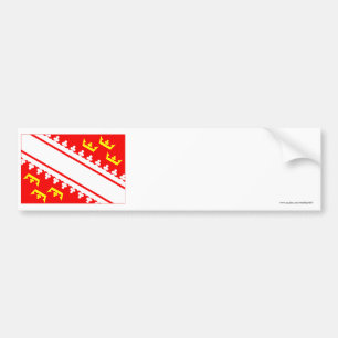 Pegatina Para Coche Bandera de Alsacia