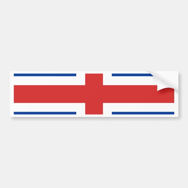 Pegatina Para Coche Bandera de alta calidad de Islandia (Frente)