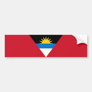 Pegatina Para Coche Bandera de Antigua y Barbuda
