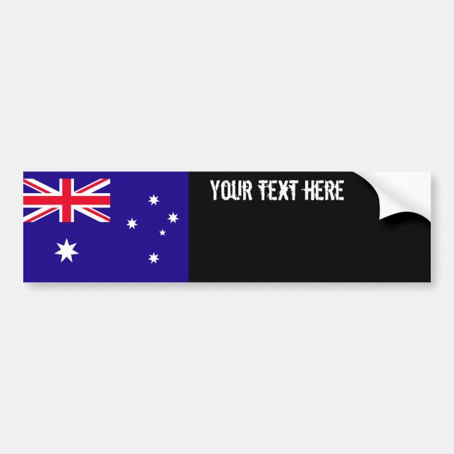 Pegatina Para Coche Bandera de Australia (Frente)
