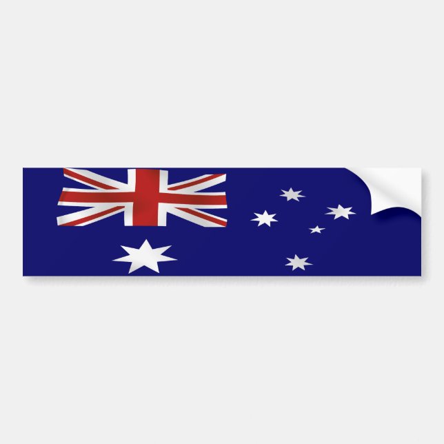Pegatina Para Coche Bandera de Australia (Frente)