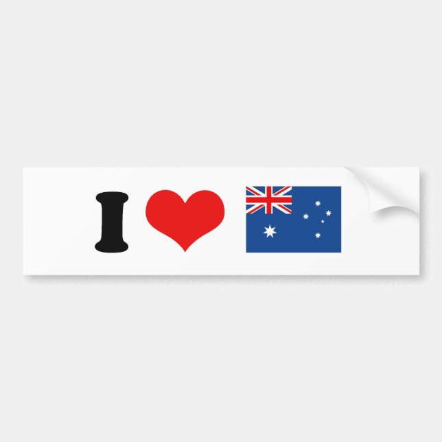 Pegatina Para Coche Bandera de Australia (Frente)