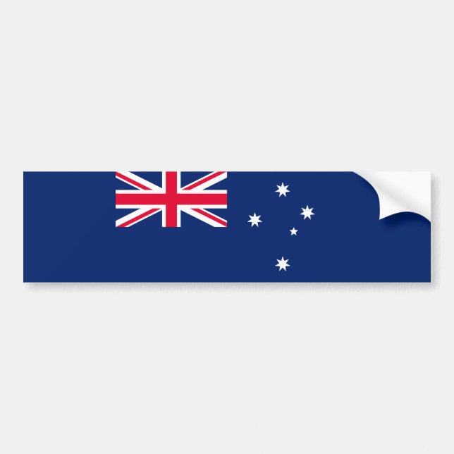 Pegatina Para Coche Bandera de Australia (Frente)