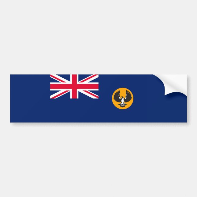 Pegatina Para Coche Bandera de Australia del Sur (Estado de Australia) (Frente)