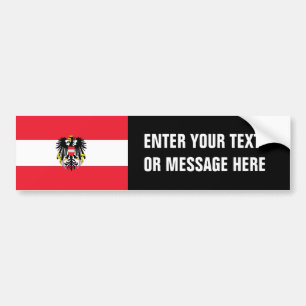 Pegatina Para Coche Bandera de Austria