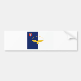 Pegatina Para Coche Bandera de Azores (Portugal)