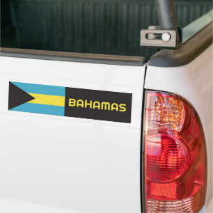 Pegatina Para Coche Bandera de Bahamas
