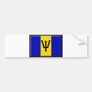 Pegatina Para Coche Bandera de Barbados