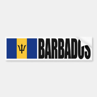 Pegatina Para Coche Bandera de Barbados