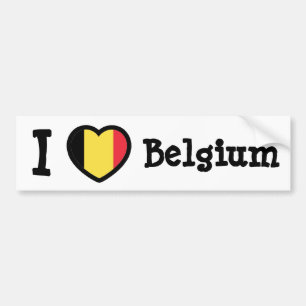 Pegatina Para Coche Bandera de Bélgica