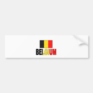 Pegatina Para Coche Bandera de Bélgica