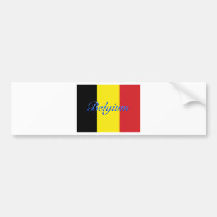 Pegatina Para Coche Bandera de Bélgica