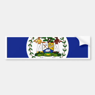 Pegatina Para Coche Bandera de Belice