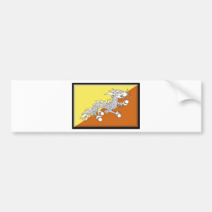 Pegatina Para Coche Bandera de Bhután