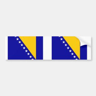 Pegatina Para Coche Bandera de Bosnia