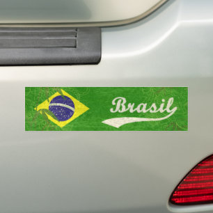 Pegatina Para Coche Bandera de Brasil