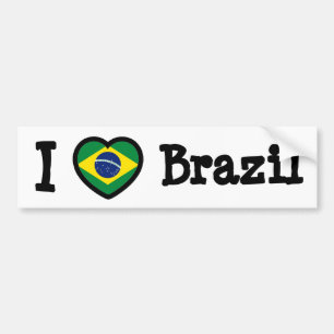 Pegatina Para Coche Bandera de Brasil