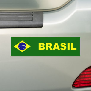 Pegatina Para Coche Bandera de Brasil / Brasil
