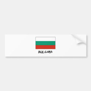 Pegatina Para Coche Bandera de Bulgaria
