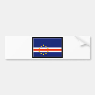 Pegatina Para Coche Bandera de Cabo Verde