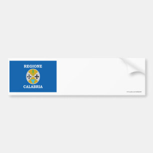 Pegatina Para Coche Bandera de Calabria