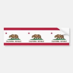 Pegatina Para Coche Bandera de California