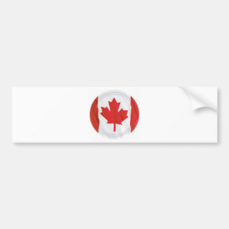 Pegatina Para Coche bandera de Canadá