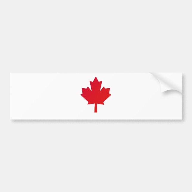Pegatina Para Coche Bandera de Canadá (Frente)
