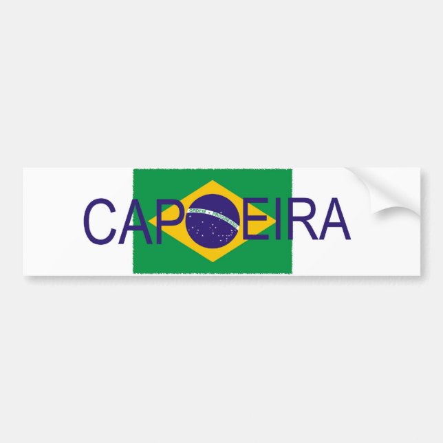 Pegatina Para Coche Bandera de Capoeira (Frente)