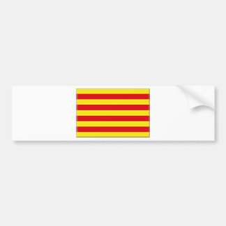 Pegatina Para Coche Bandera de Cataluña (España)