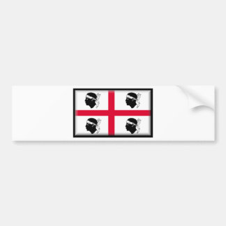 Pegatina Para Coche Bandera de Cerdeña (Italia)