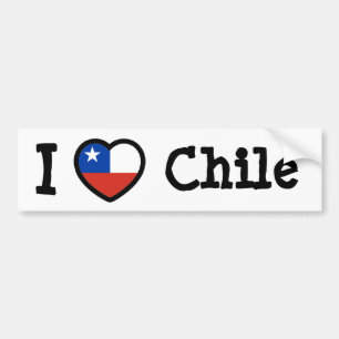 Pegatina Para Coche Bandera de Chile