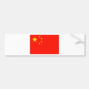 Pegatina Para Coche Bandera de China - Alta calidad