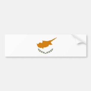 Pegatina Para Coche Bandera de Chipre (grecochipriota)