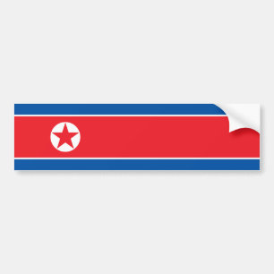 Pegatina Para Coche Bandera de Corea del Norte