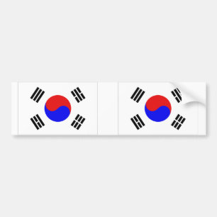 Pegatina Para Coche Bandera de Corea del Sur