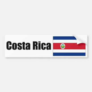Pegatina Para Coche bandera de Costa Rica